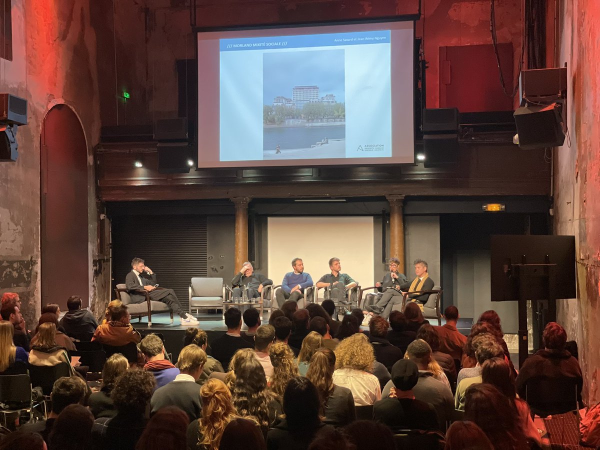 MA_IDF's tweet photo. [En ce moment à la @MA_IDF]
🗣️ BIALOG #7 – Penser l’EXE 👉Tables rondes d’#ingénieurs et d’#architectes pour concevoir ensemble le #chantier
Avec @arteliagroup @SyvilArchi #JeanGuervilly #BollingerGrohmann @CALQ_archi
🎙@HugoChristy 
#AAIIA @MA_IDF @MAFassurances
#teamarchi https://t.co/J6uYJ6gFPV