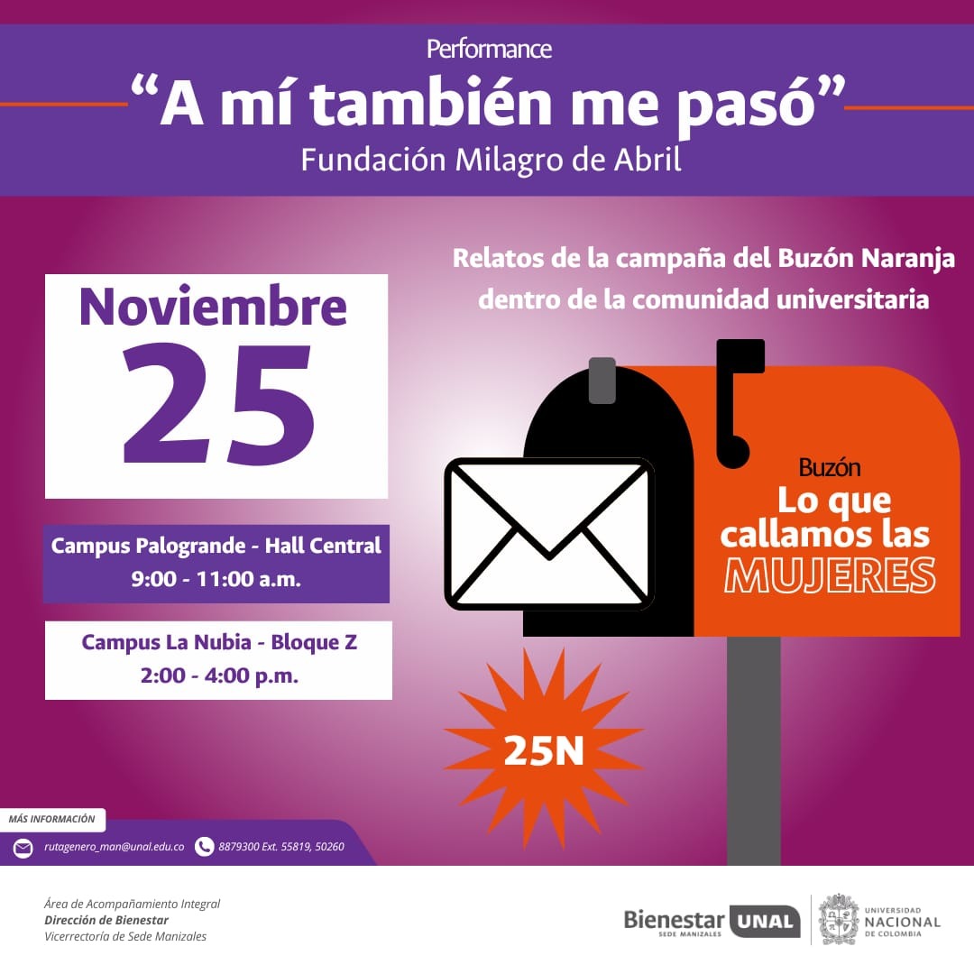 Invitamos a toda la #UNAL #SedeManizales #EstudianteUNALManizales a participar
FIASedeManUNAL