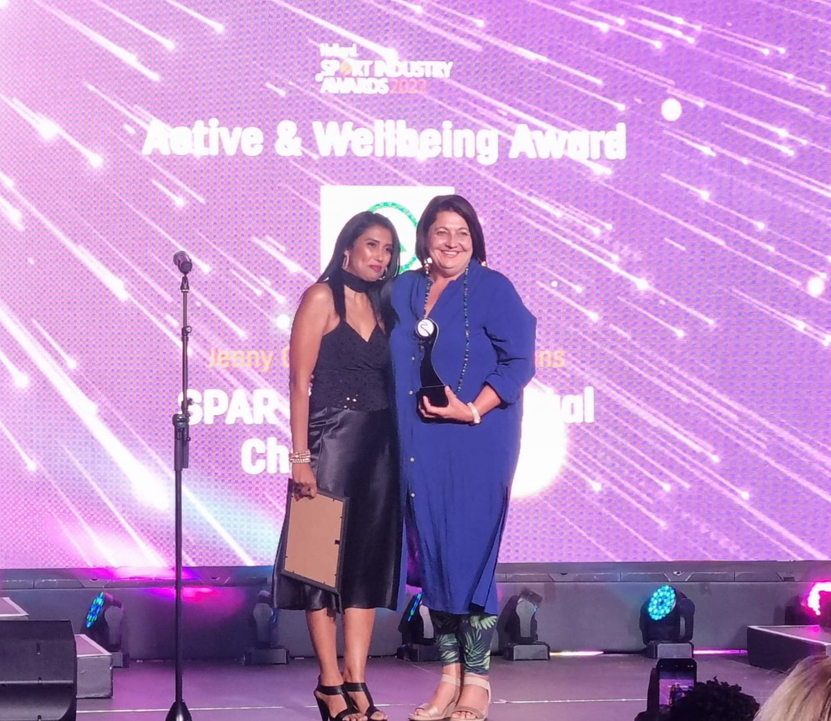 Active &amp; Wellbeing Award
Winning for the second year in a row in the Active and Wellbeing Award category is the SPAR Women’s Virtual Challenge 2022, which brought 30 000 people across SA together to participate in a fun fitness event, with a purpose. Hugest congrats!