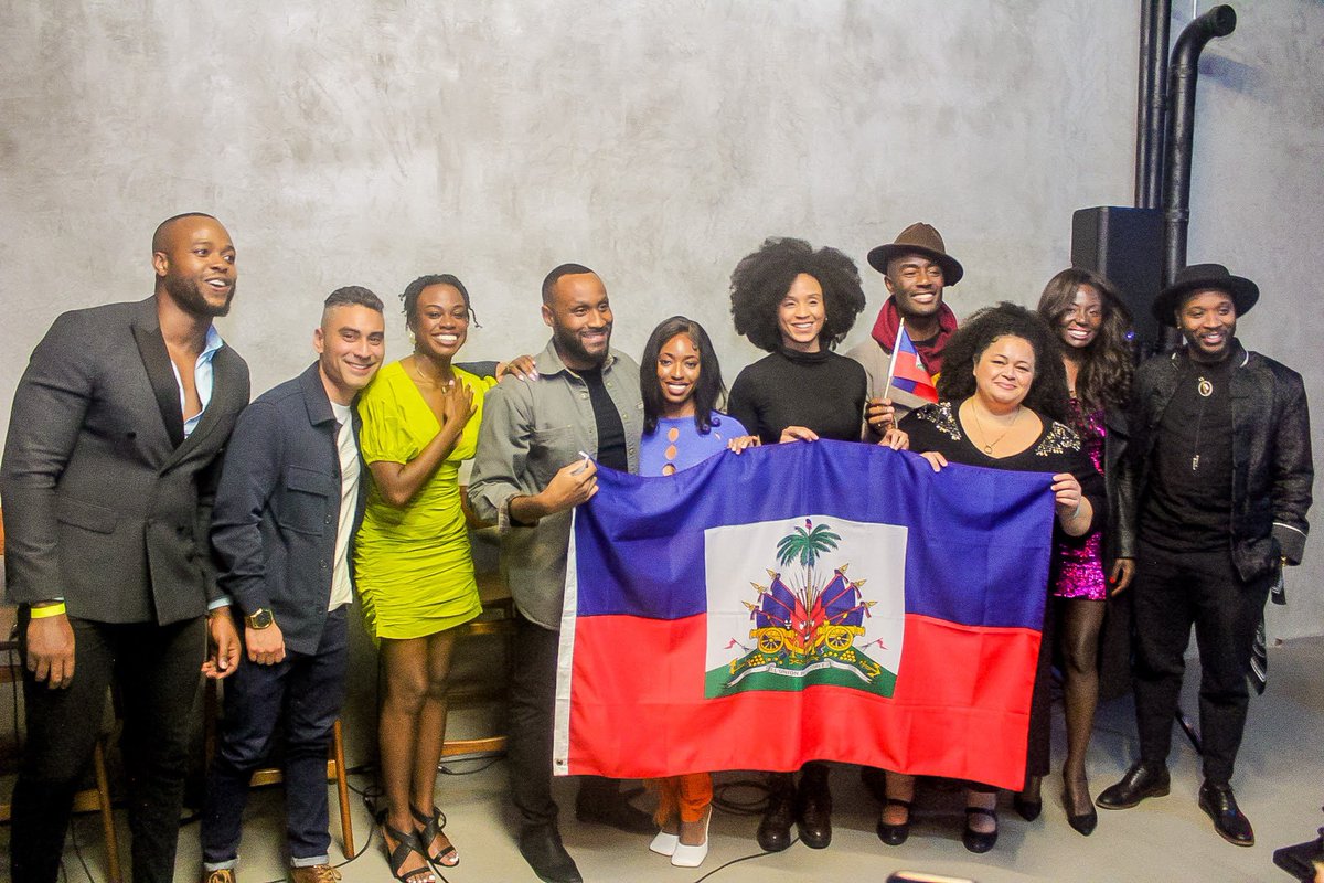 Prestigethepod's tweet photo. Today we want to say: 
Thank you! 🙏🏾🇭🇹

To our @seedandspark supporters. To our cast and crew. And to everyone who came out to the premiere in #LosAngeles to celebrate the launch of the Prestige #podcast! We’re grateful for all of you and for the opportunity to tell this story. https://t.co/XSoSpajOLs