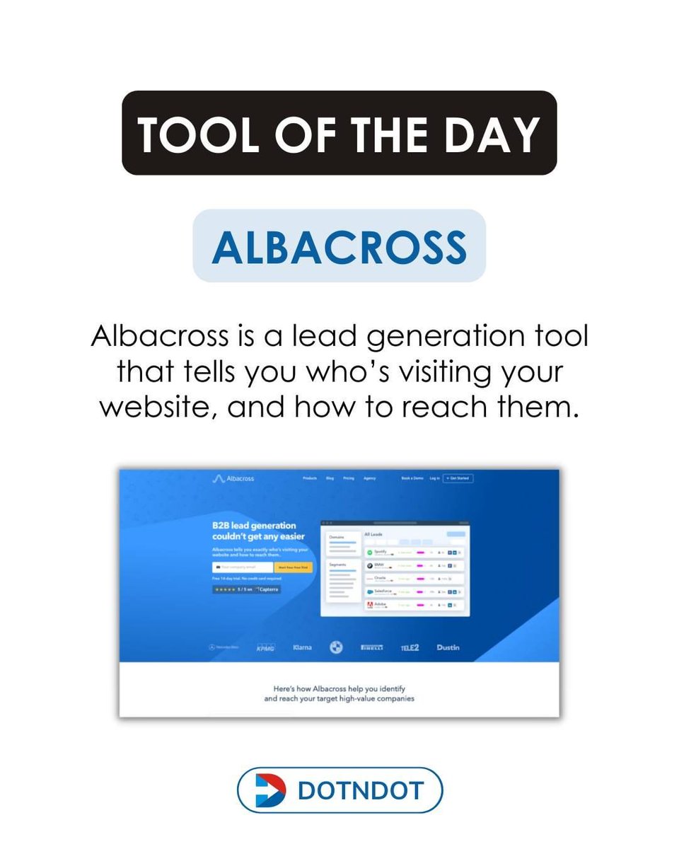 dotndot's tweet photo. Lets see the #tooloftheday
#marketingautomationsoftware #automationsoftware
#leadgeneration #leadgenerationtool https://t.co/opl3dXfRFN