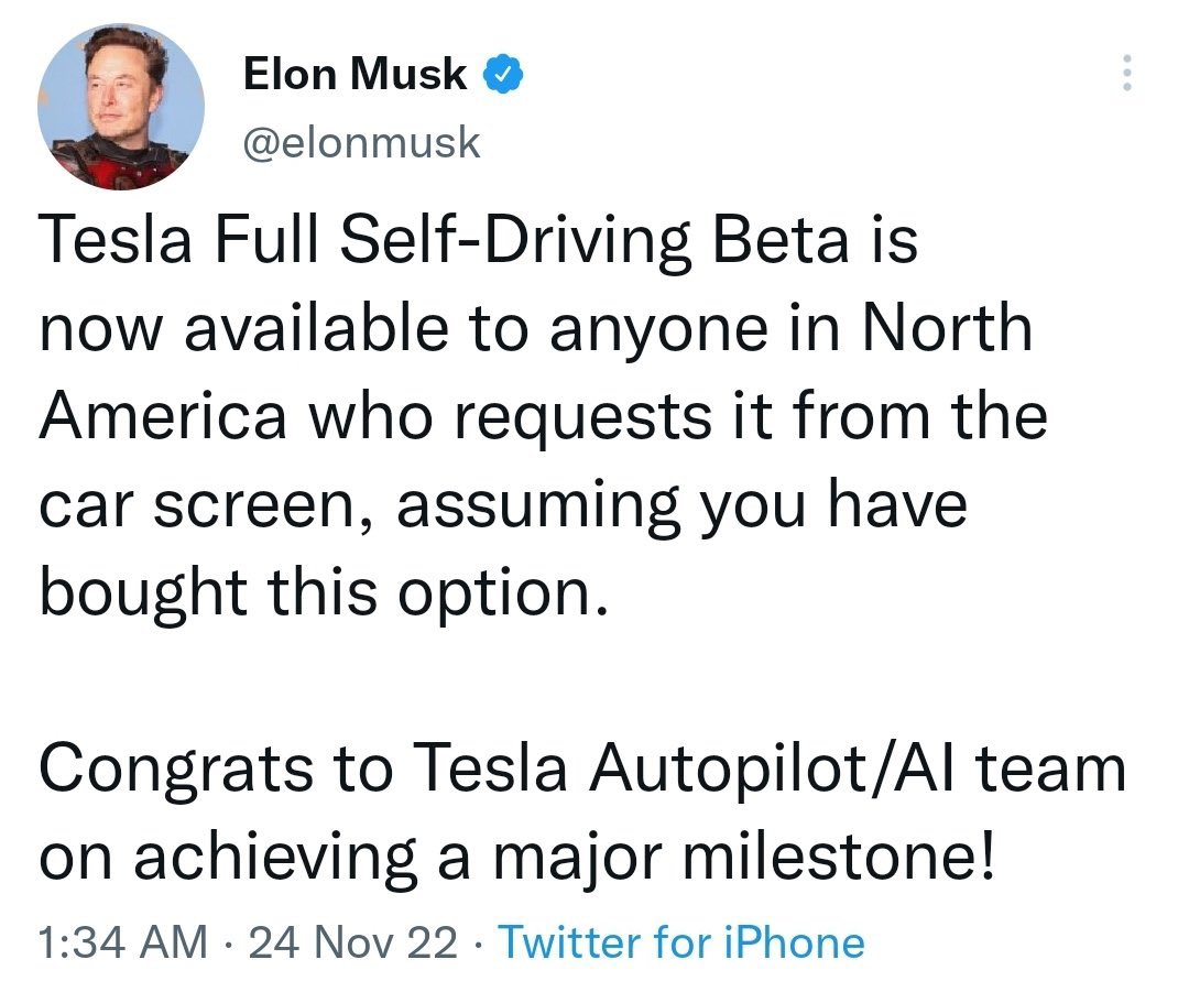 Everyone on the highway, you are now involved in a high-stakes Tesla public beta test at 60+ miles per hour on the busiest travel day of the year