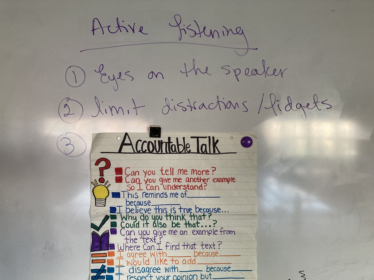 Ms_EMcCann's tweet photo. We practiced our #ActiveListening and #AccountableTalk strategies in a #FishBowl style discussion for our first #BookClub meeting... whole group this week/small group next week 😆 #ModellingSkills #GradualRelease #ExplicitInstruction #TheArtOfConversation #OralLanguage #LifeSkill https://t.co/1FdBeb5pvO