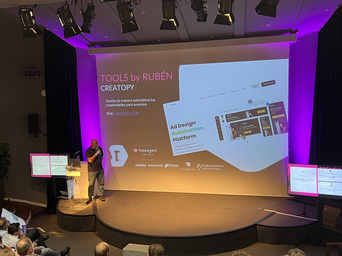 A full con las herramientas de <a href="/rubenllames/">Rubén Llames</a> para tener más tiempo para hacer el vago. 

Gracias #TTools22 !!