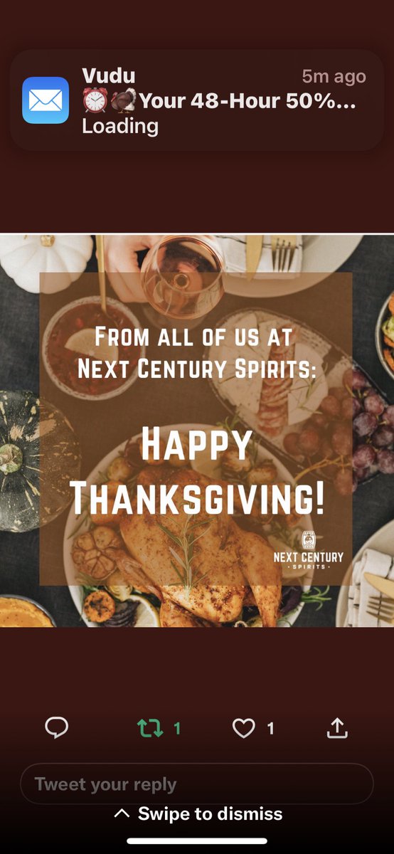 CuriousYoli's tweet photo. @NextCentSpirits Wishing you and your families a Happy Thanksgiving full of relaxation and time well spent! 

At @NextCentSpirits we are grateful for the support we have received from all of you in the spirits community this year. 

#happythanksgiving  #thanksgiving2021 #thankful  #grateful https://t.co/HZUsgjHusv