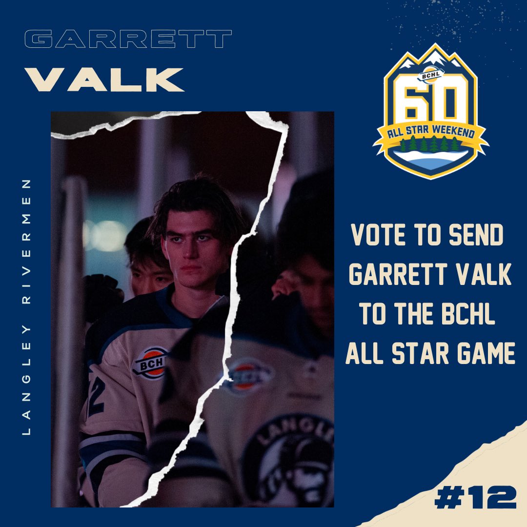 It’s crunch time and we need your help! Hit the link in our bio and vote for Ajeet Gundarah &amp; Garrett Valk! 
Let’s send them to the All-Star game!

🔗 bchl.ca/fanvote

#RivNation
