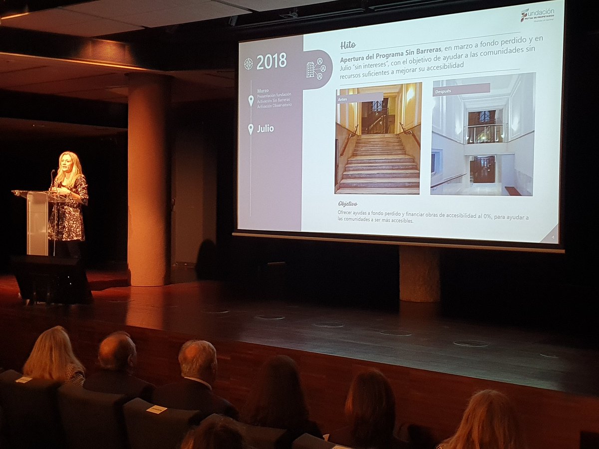 .<a href="/demarbre/">Laura López Demarbre</a>: "En 2018 pusimos en marcha nuestro Programa Sin Barreras para ayudar a las comunidades sin recursos a mejorar su #accesibilidad".  

#5AniversarioFundacionMdP