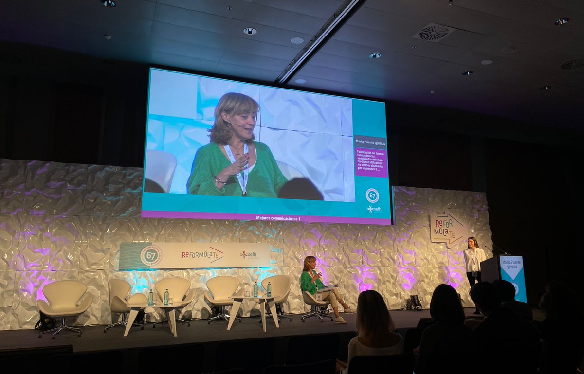 sefhcongreso's tweet photo. ¡En #sefh22 se están presentando las mejores comunicaciones! 📢 Todas ellas con un alto nivel, diferentes actualizaciones de temática variada, con el foco en el papel del farmaceutico💊 @AnaAyestaran #Reformulate https://t.co/jWDPFDE3JF