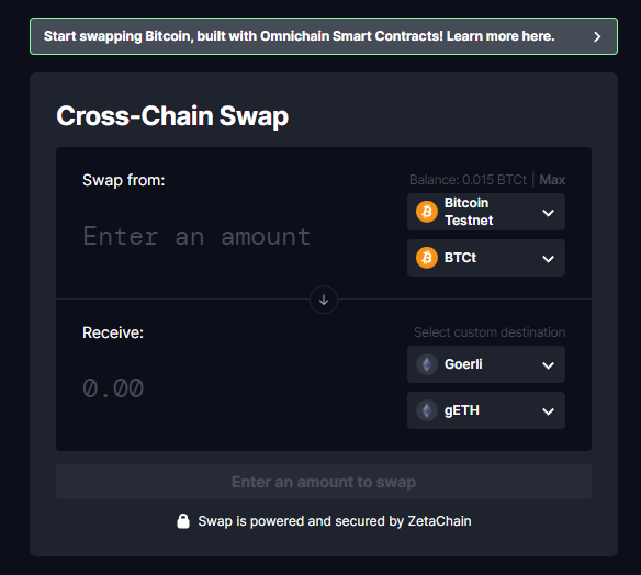 Airdrop Adventure On Twitter Zetachain Update Swap BTCt From airdrop-adventure-on-twitter-zetachain-update-swap-btct-from