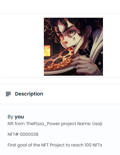 Thepizza_Power's tweet photo. Nft from ThePizza_Power project

Name: Usaji 

NFT# 0000038
Date: 24/11/2022

https://t.co/O9nwKuBhYr

First goal of the NFT Project to reach 100 NFTs

#opensea #openseanft #NFTs #NFTGiveaway #NFTdrop #NFTAirdrop #Giveaways #Airdrops #NFTCommunity #nftcollector #NFTGiveaways https://t.co/Rbi0GfCgTJ