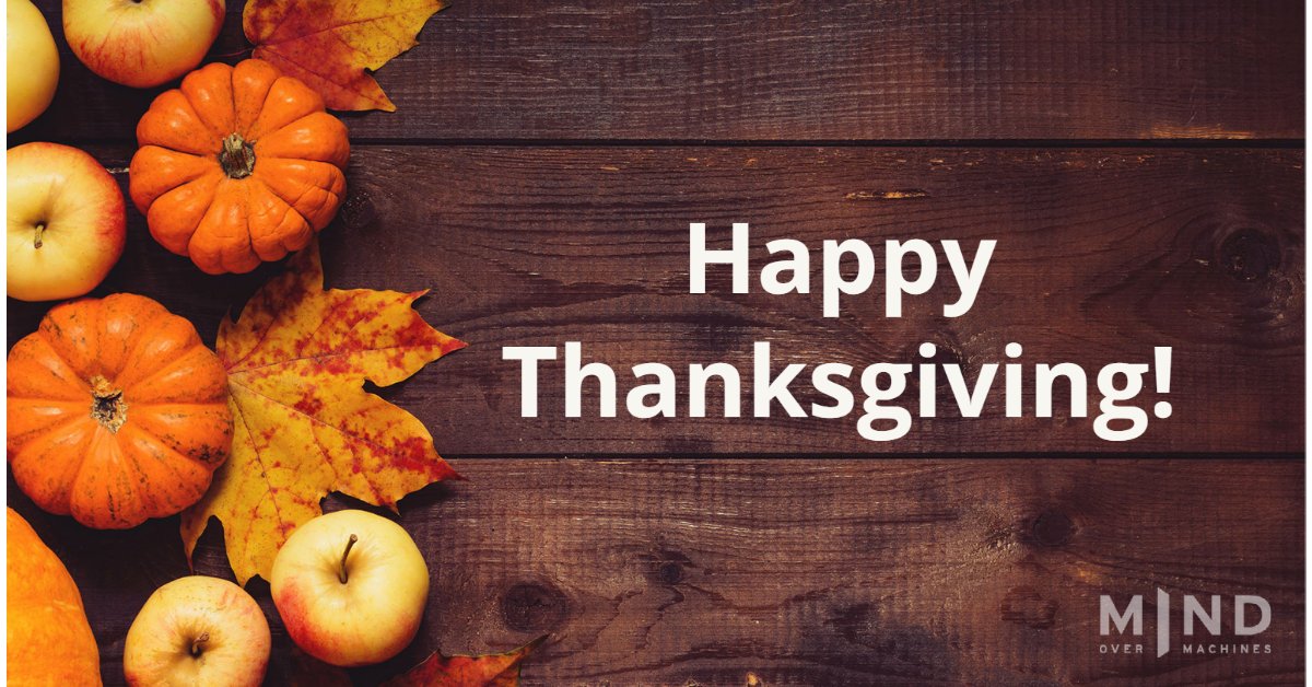 Today, we are grateful for YOU - our friends, family, partners, and clients. Wishing you all a very Happy Thanksgiving!