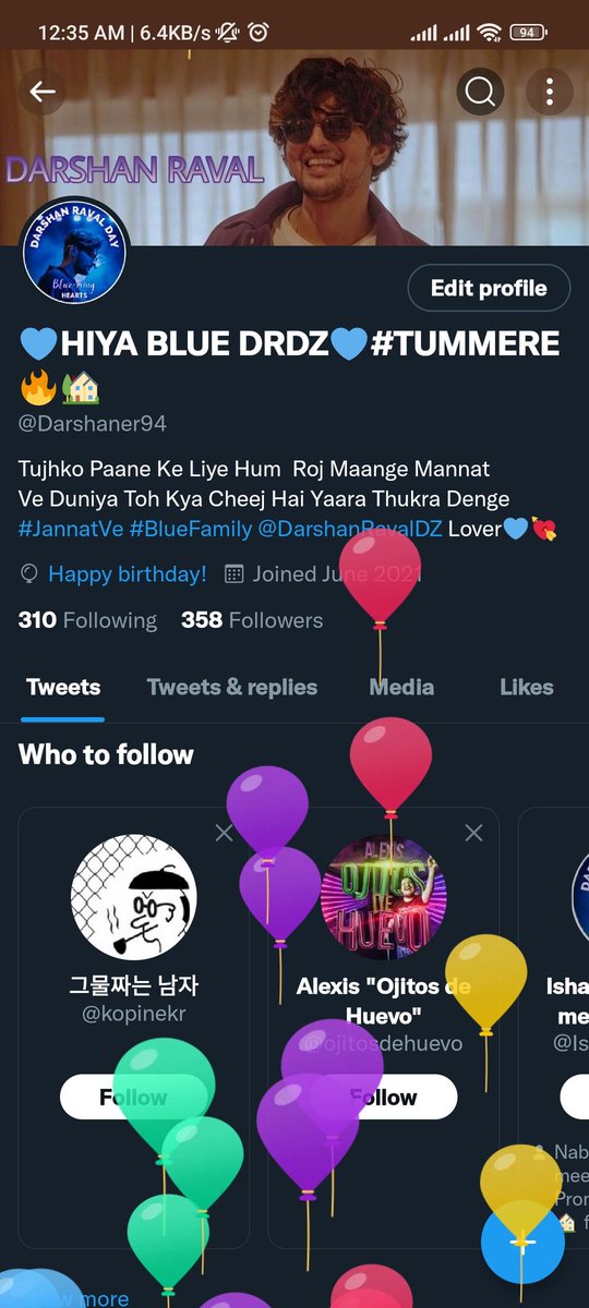 Darshaner94's tweet photo. Happy birthday to me🥳 https://t.co/I493MHGoBq
