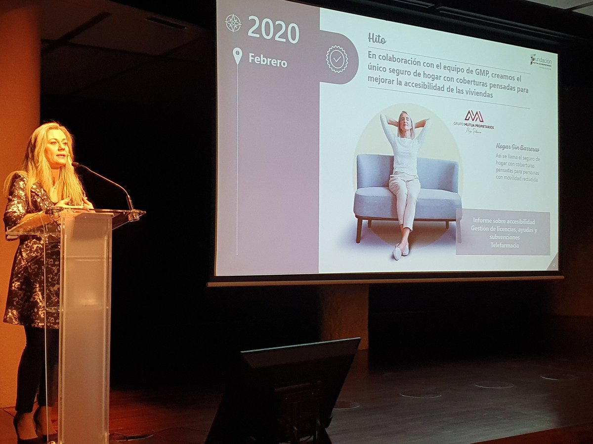 .<a href="/demarbre/">Laura López Demarbre</a>: "En 2020, junto a <a href="/MPropietarios/">Grupo Mutua Propietarios</a>, creamos el único seguro de hogar con coberturas para mejorar la #accesibilidad de las viviendas".

#5AniversarioFundacionMdP