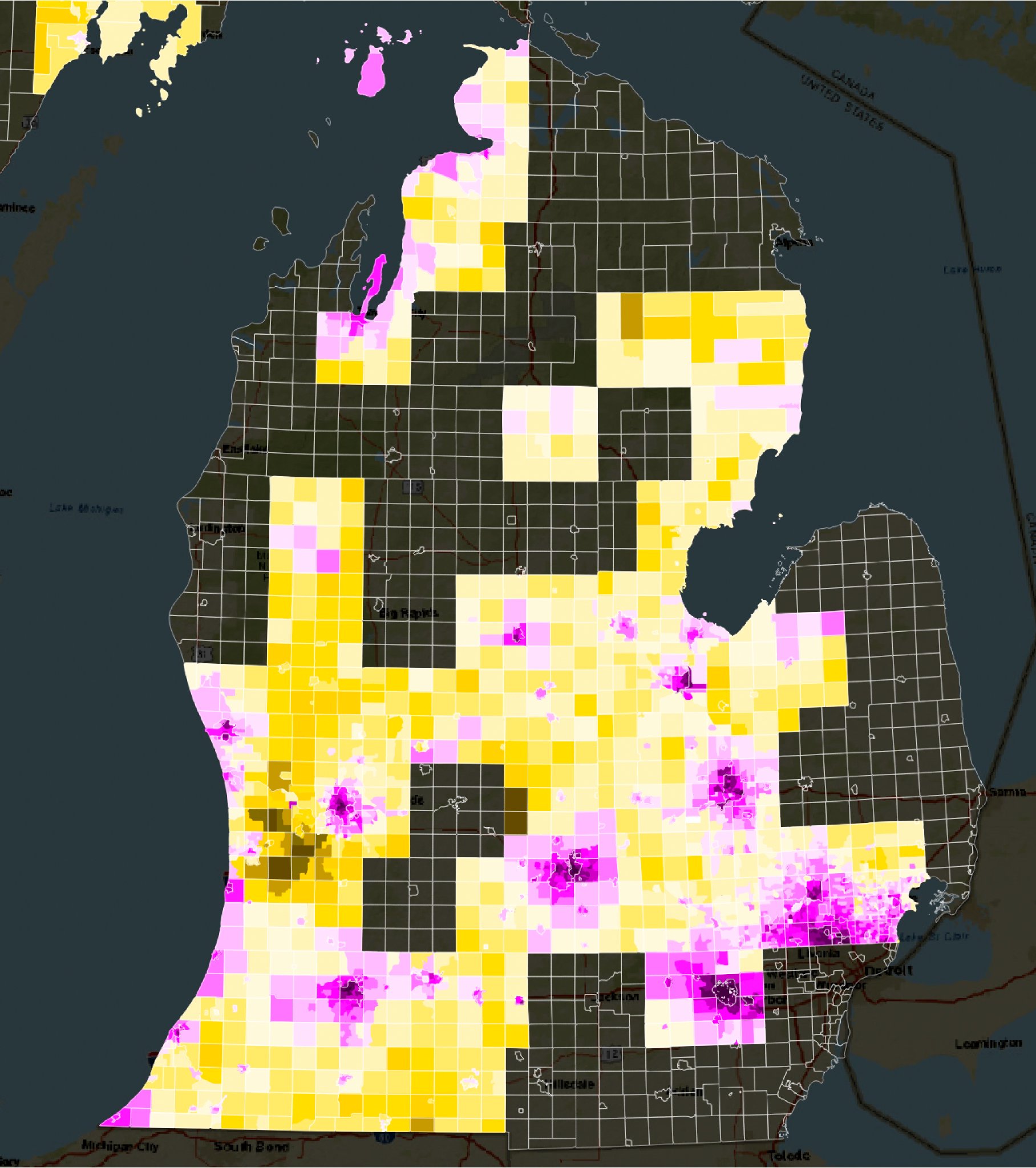 umichvoter 🏳️‍🌈 on Twitter "putting together the map for the abortion referendum together in