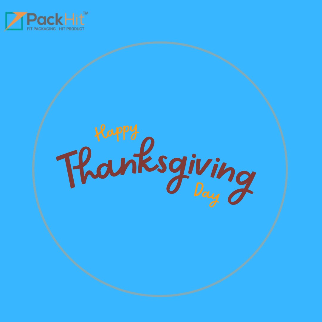 Greetings from PackHit to all our staff members, customers, and followers. We admire their fidelity and valuable efforts.
May you experience joy, love, and peace this Thanksgiving. 

All the best for Thanksgiving!

#thanksgiving2022 #greetings #packhit