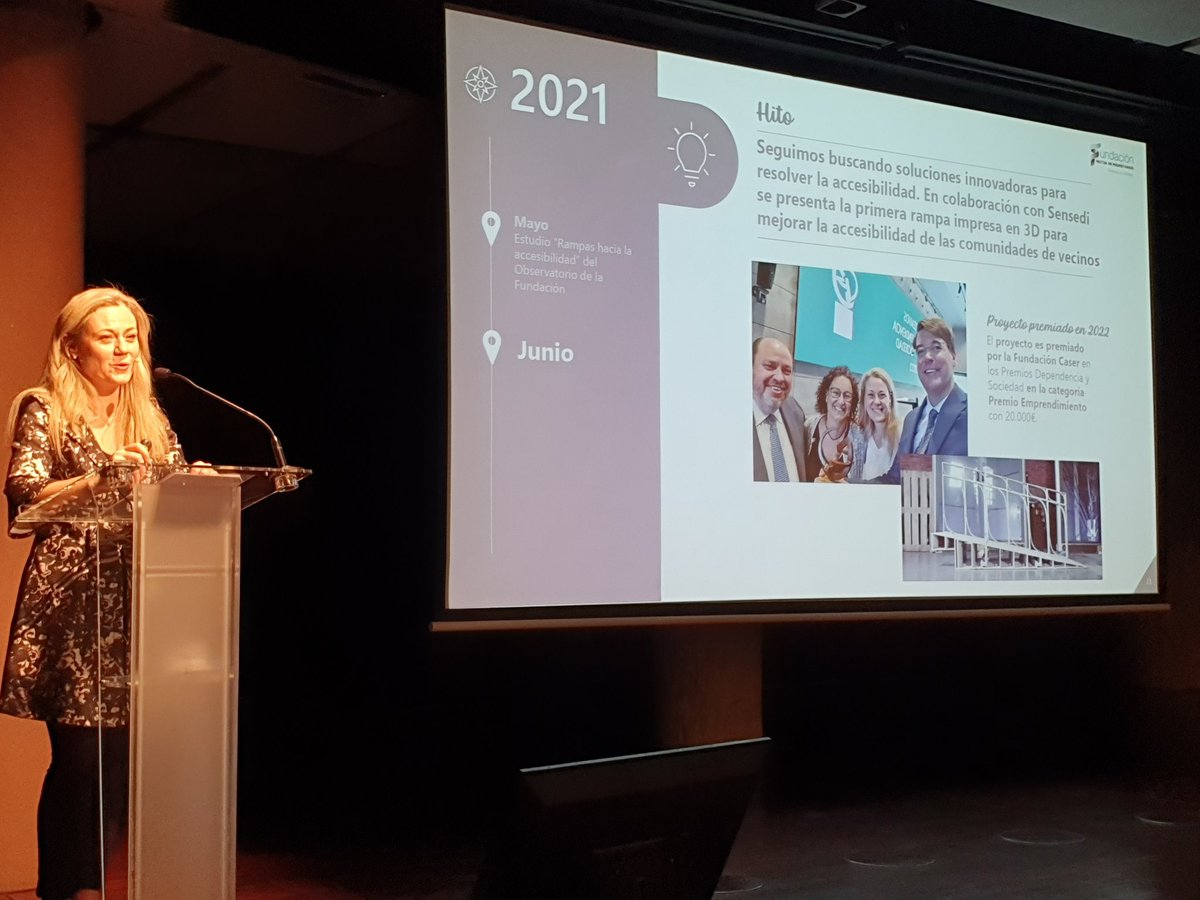 .<a href="/demarbre/">Laura López Demarbre</a>: "En colaboración con <a href="/Sensedi_es/">SENSEDI</a>, se presentó la primera rampa con tecnología 3D para mejorar la #accesibilidad de las comunidades de vecinos"

#5AniversarioFundacionMdP