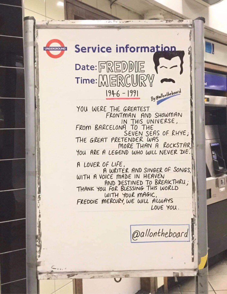 allontheboard's tweet photo. On the 24th November 1991 the world lost a legend. Freddie Mercury will always be missed, never forgotten and forever loved. @allontheboard 

#FreddieMercury #Queen @freddie_mercury @QueenWillRock #allontheboard https://t.co/jQPbSuEjGh