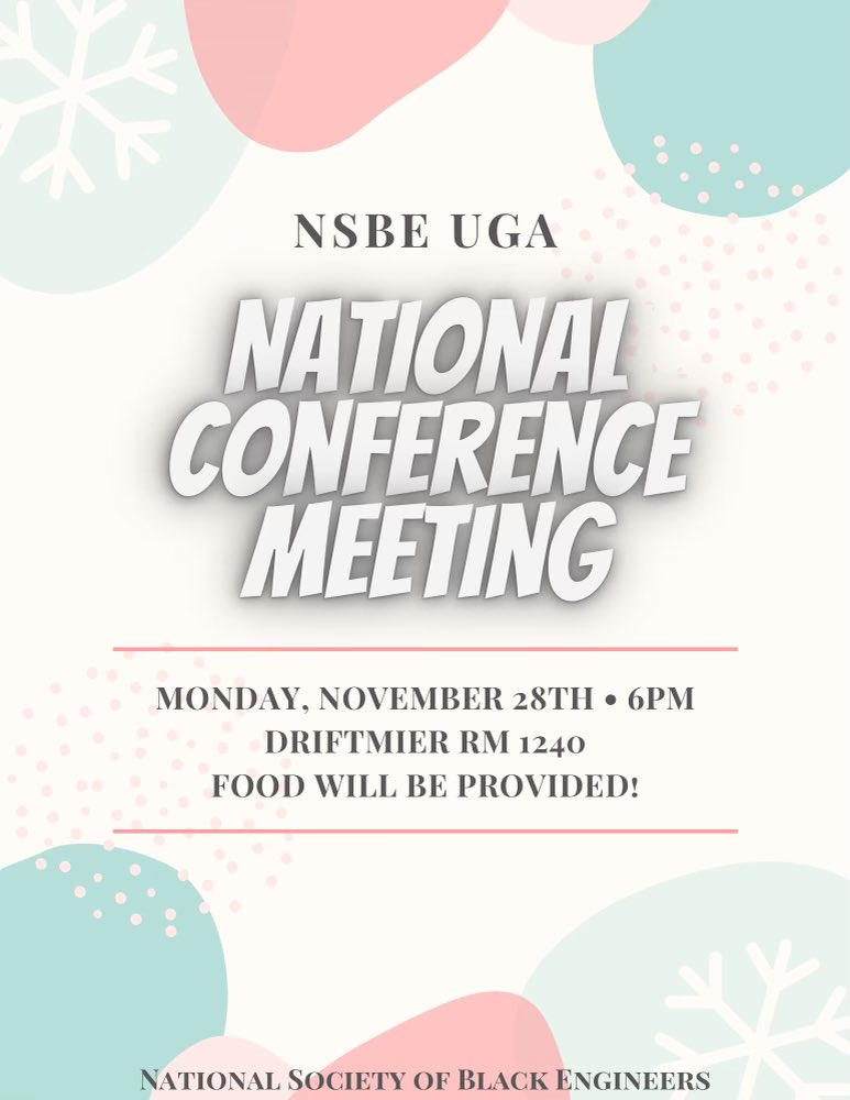 Come out to our last GB meeting of the semester to learn more about the annual National Conference! You don’t want to miss this one!📝⭐️
#HappyThanksgiving