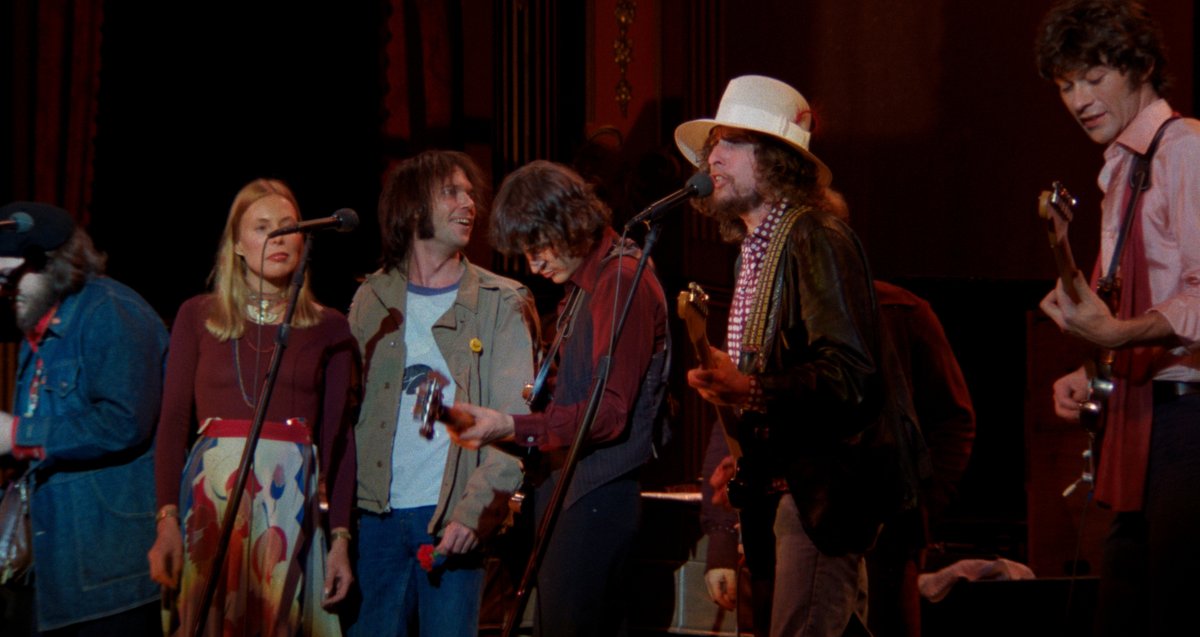 Criterion's tweet photo. Invited to capture the farewell performance of the legendary group the Band on Thanksgiving 1976, Martin Scorsese conceived a new kind of music documentary with THE LAST WALTZ—an at once ecstatic and elegiac summation of a vital era in American rock music. https://t.co/5jsBRtTwhS https://t.co/basGO2aFDe