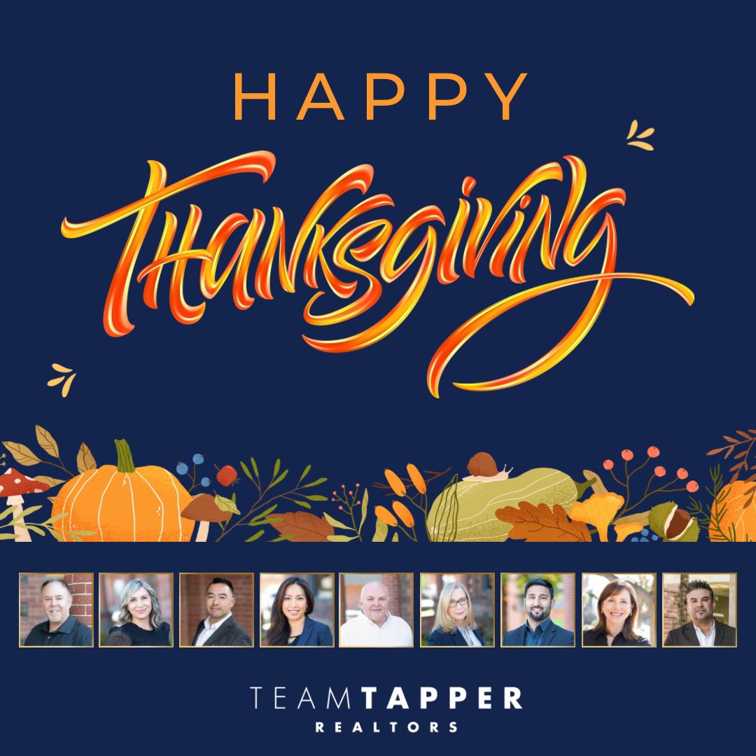 Happy Thanksgiving from our team to you and yours! 🦃
As we reflect on all we are grateful for, our clients, colleagues and families are atop the list. 
#thanksgiving #givingthanks #thanksgivingdinner #turkey #turkeyday #thankful #grateful #realestate #realtor #realestateagent