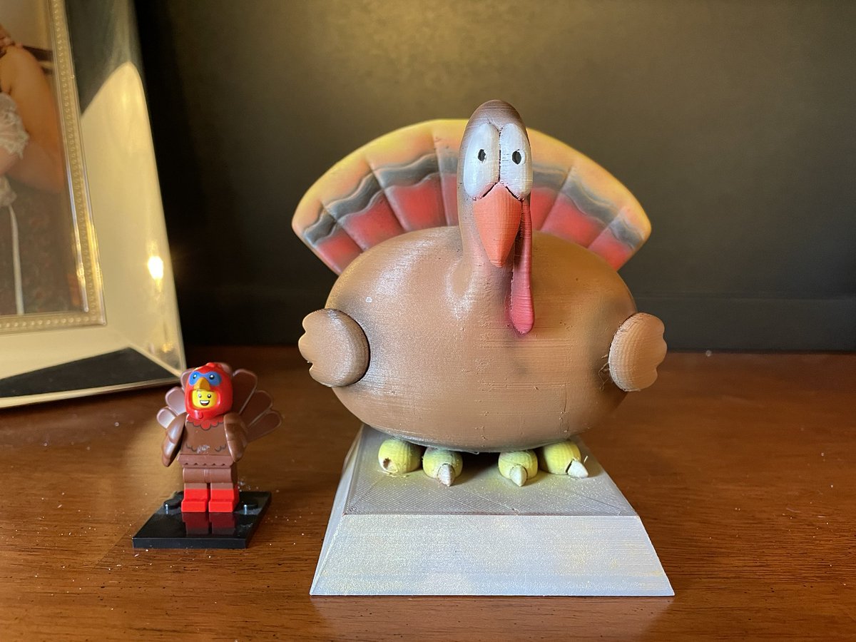 Stormcrow_JE's tweet photo. The Nightmare Before Thanksgiving | Lucky Tom | Herbert Lives In 3D!!! #aiart #midjourney #3dmodeling #fiverr #airbrush #testors https://t.co/rtAfdauJM7