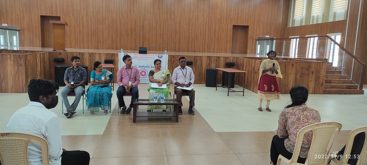 Nss_Stcas106_Ch's tweet photo. 09/11/2022 :  In St. Thomas College of Arts and Science the National Service Scheme conducted Intercollegiate
ORATORICAL COMPETITION Topic: YOUTH SAY NO TO DRUGS in that 20 volunteers were participated and other college students also participated
@_NSSIndia @Nss_Stcas107_Ch 
#nss https://t.co/hQUk1wFzdJ