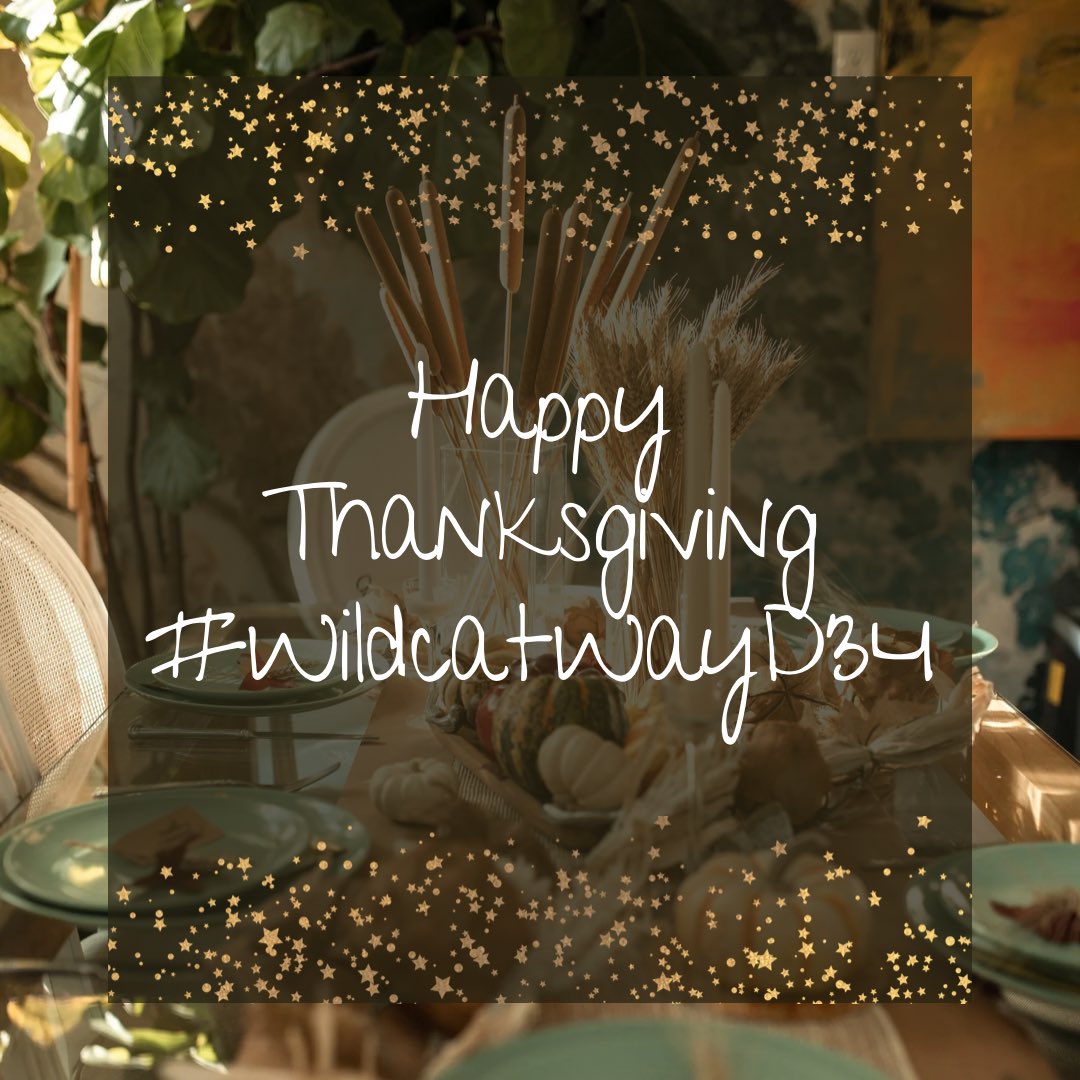 We are so grateful for our #WildcatWayD34 families! Have a wonderful day!  

#WeAreD34