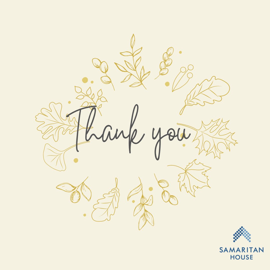 Thank you! Gracias! Xie xie! Sukria! Arigato! Spasibo! To all our Samaritan House volunteers, workers, donors and partners for their tireless support throughout the year to help people in need. We thank you for your time and hard work! With gratitude, Samaritan House