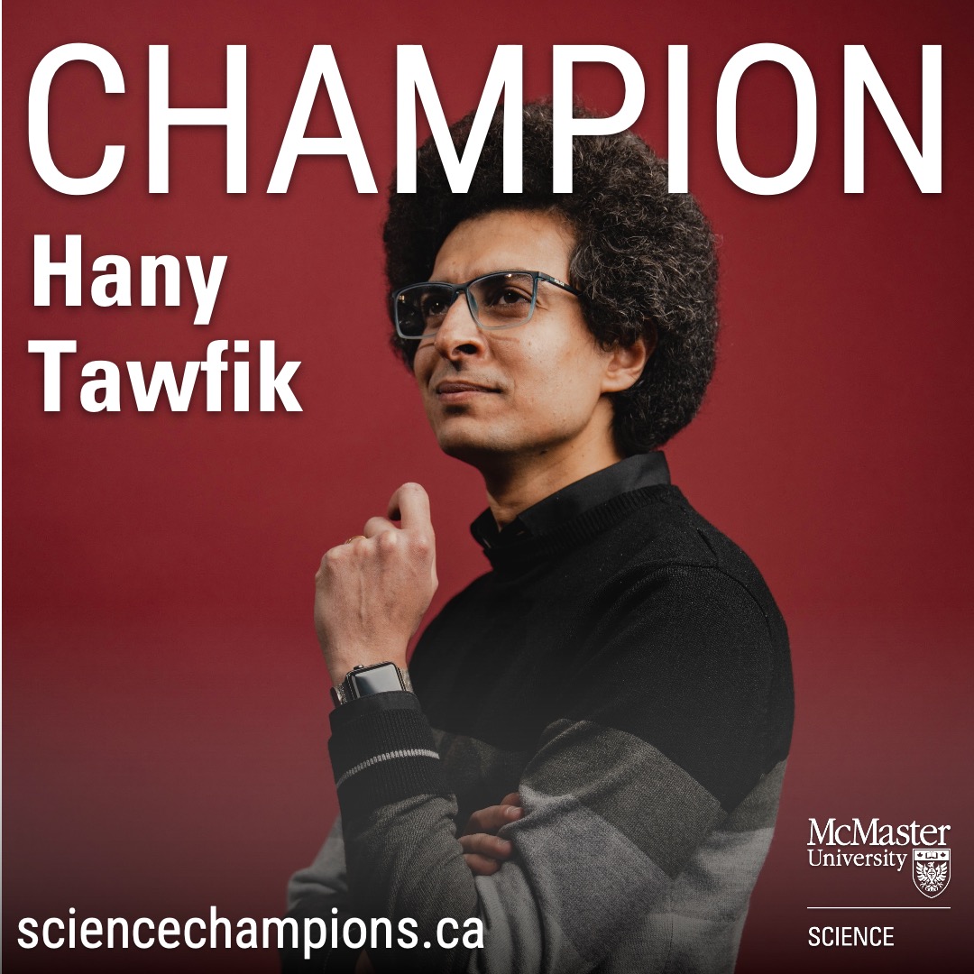 McMasterScience's tweet image. Hany Tawfik champions science as a member of the LIVELab Research Concert team. The concert series welcomes the community into McMaster’s one-of-a-kind research-based performance theatre.

Visit sciencechampions.ca to learn more

#mcmasterscience #sciencechampions