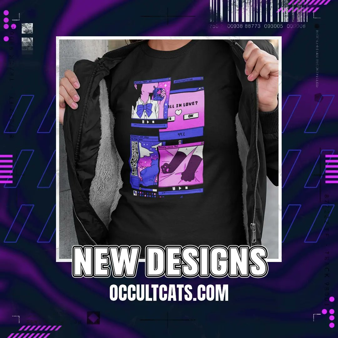 We have some new merch up on our website just in time for Black Friday! Support small business and small artists and get yourself some awesome new shirts at the same time!