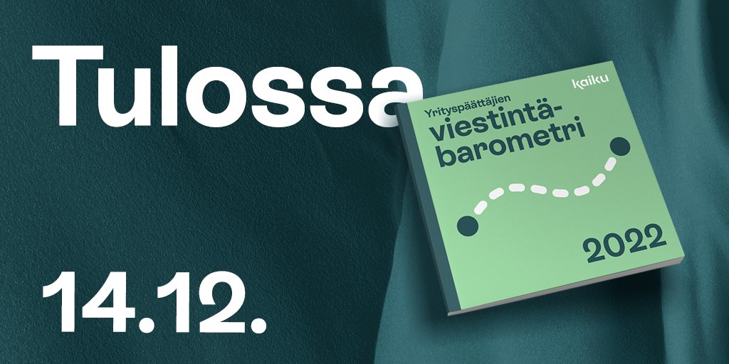 Viestintätoimisto Kaiku tweet media