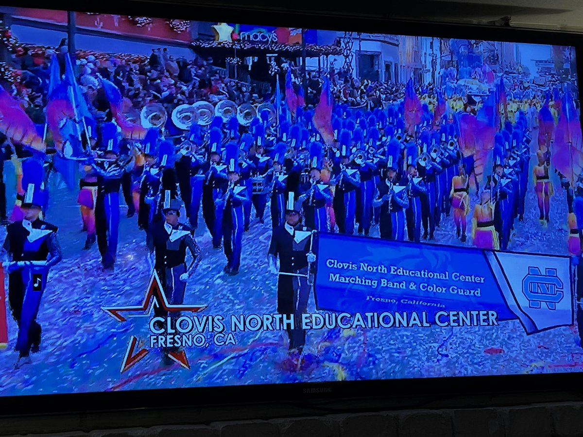 Congratulations to Clovis North Marching Band! It was so awesome to see and hear young Fresno/Clovis musicians represented in the Macy’s Thanksgiving Day Parade! 🎶🦃🎶