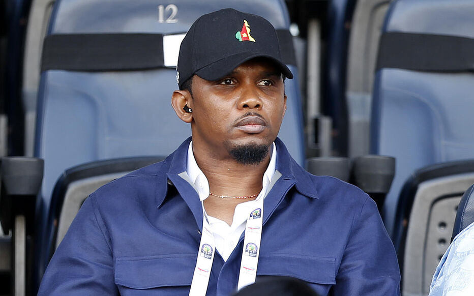 v_pour_v's tweet photo. 🔴dans une déclaration après le match face a la Suisse 🇨🇭 Samuel Eto'o a déclarer 
🎙️: l'absence de Bakary gassama a affecté et  chambouler notre dispositif tactique https://t.co/FtVrYBXgz1