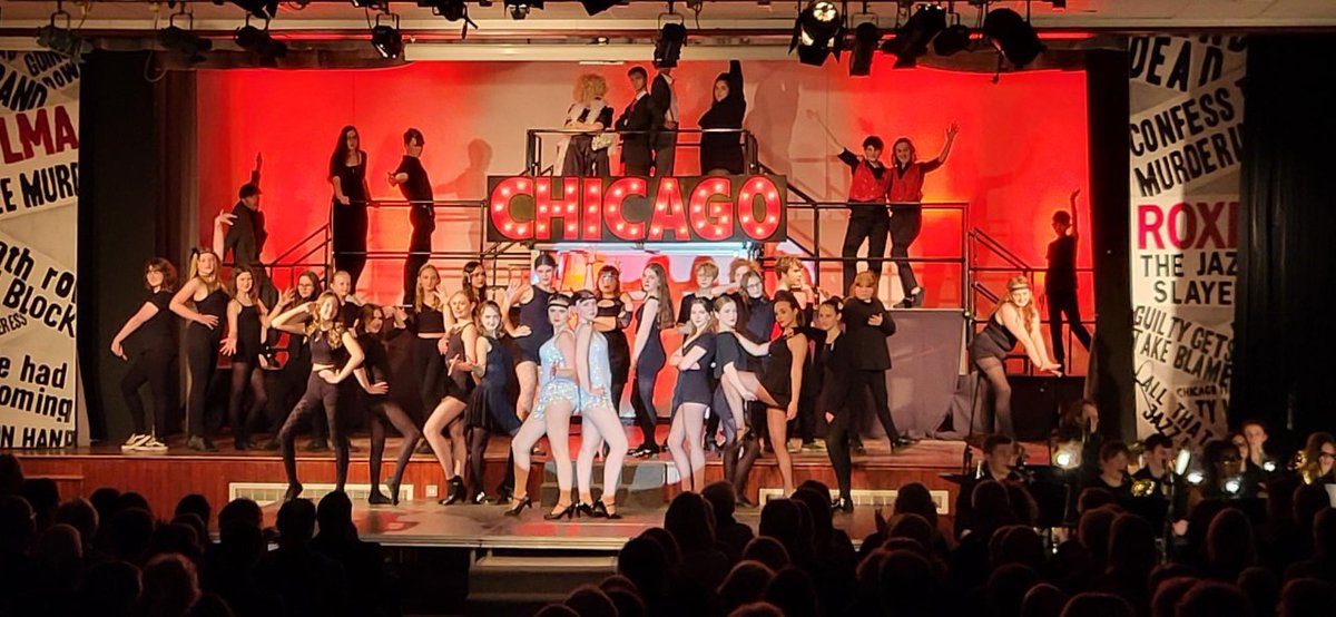 CHS_chaplaincy's tweet photo. Students have put on an outstanding performance of Chicago.  Thank you for all your hard work and commitment, and to all the staff who worked tirelessly behind the scenes to bring this all together. https://t.co/S5jWD9hqNI
