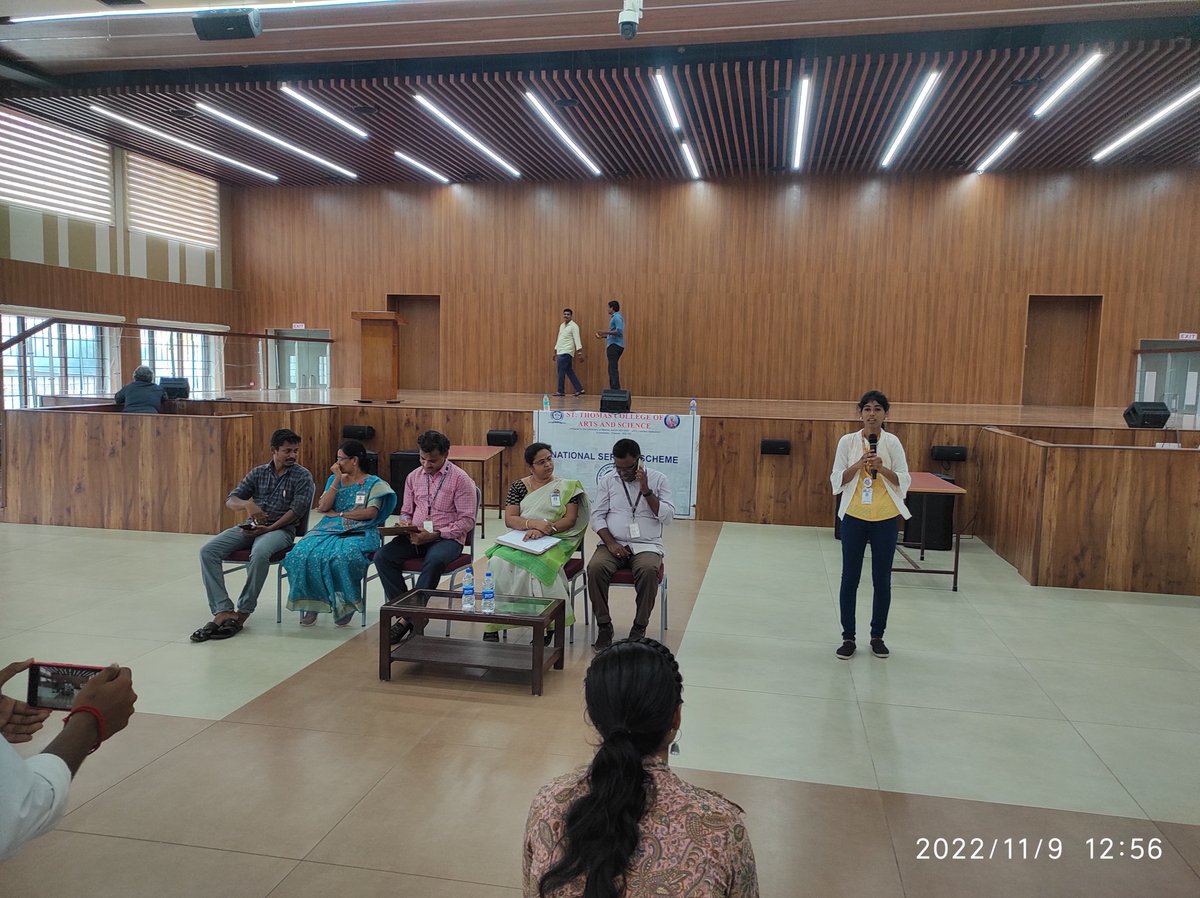 Nss_Stcas106_Ch's tweet photo. 09/11/2022 :  In St. Thomas College of Arts and Science the National Service Scheme conducted Intercollegiate
ORATORICAL COMPETITION Topic: YOUTH SAY NO TO DRUGS in that 20 volunteers were participated and other college students also participated
@_NSSIndia @Nss_Stcas107_Ch 
#nss https://t.co/hQUk1wFzdJ
