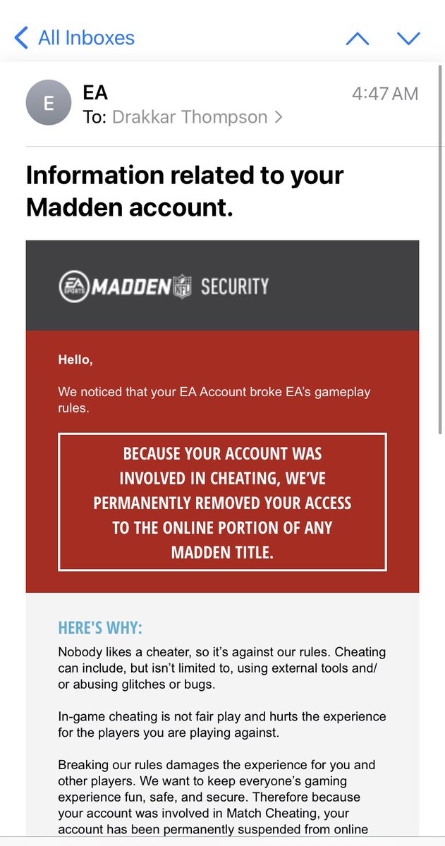 DaTruthYaDig's tweet photo. Alright @EAHelp let’s play this game again. Funny thing is it was the exact same time as the last time and you guys took two weeks to rectify this. I haven’t played a game online in over a week due to selling my team for blitz LOL @EASPORTS_MUT @MaddenNFLDirect @FieldGhoul https://t.co/pWceUblFNS