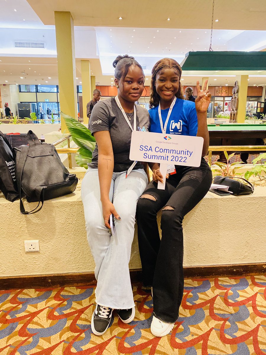 elohho's tweet photo. Day 1 at SSA Community Summit 22🥳
I met with other awesome GDG Organizers and WTM Ambassadors in Sub-Saharan Africa.
#SSACommunitySummit
#SSAWTMSummit22 #SSAGDGSummit22
@Kolokodess https://t.co/6f1lIRZkos