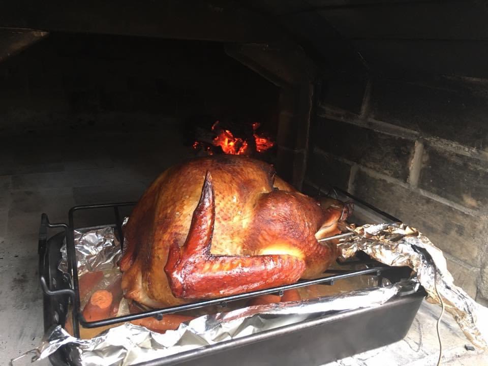TheMarkDecker1's tweet photo. Happy Thanksgiving! Wood fired turkey yummy. https://t.co/PCQWjhe0h2