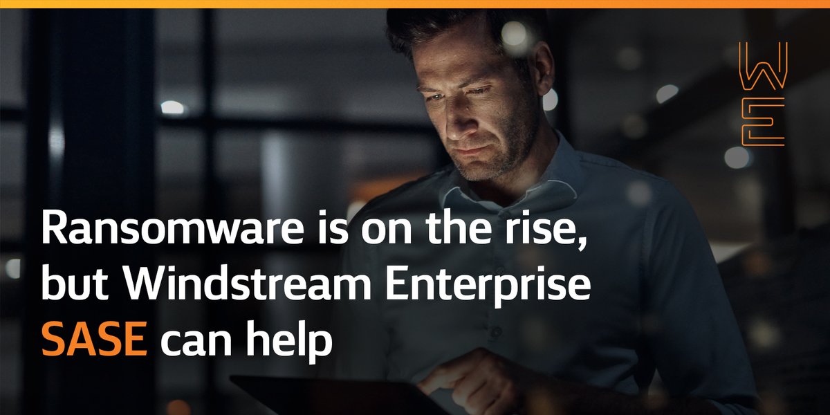 ChrisAlberding's tweet photo. Ransomware damages are expected to cost organizations $265 billion by 2031. In this #TeamWE blog, read how Secure Access Service Edge (SASE) allows organizations of all sizes thwart these cyberattacks better than any other security solution: https://t.co/PzY3nhq2lU #TeamWE #SASE https://t.co/07iAvt4wk3