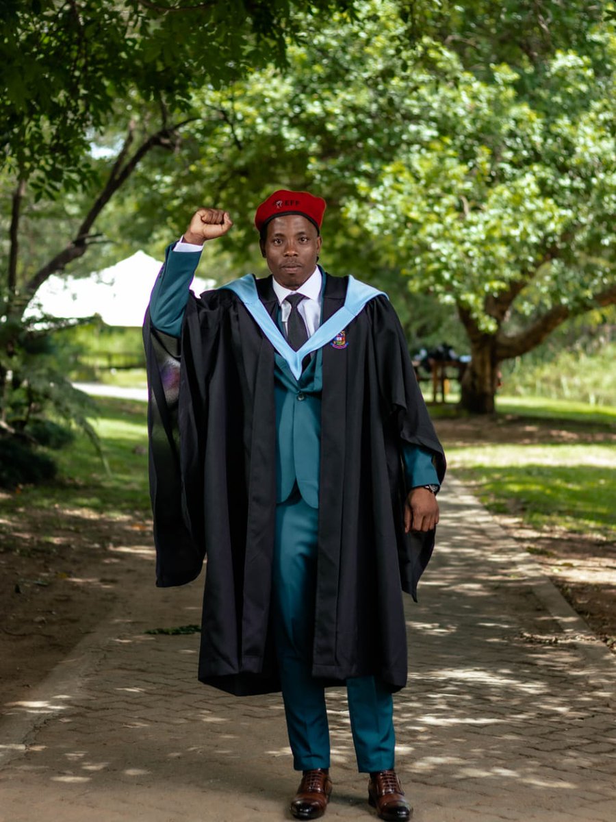 EFF_Swaziland's tweet photo. Fighters graduating at the university of Swaziland, we emphasise the importance of education within the movement, when we take over the means of production we wont lack expertise. 
@FloydShivambu @Julius_S_Malema @EFFSouthAfrica https://t.co/0yL0u7Np55