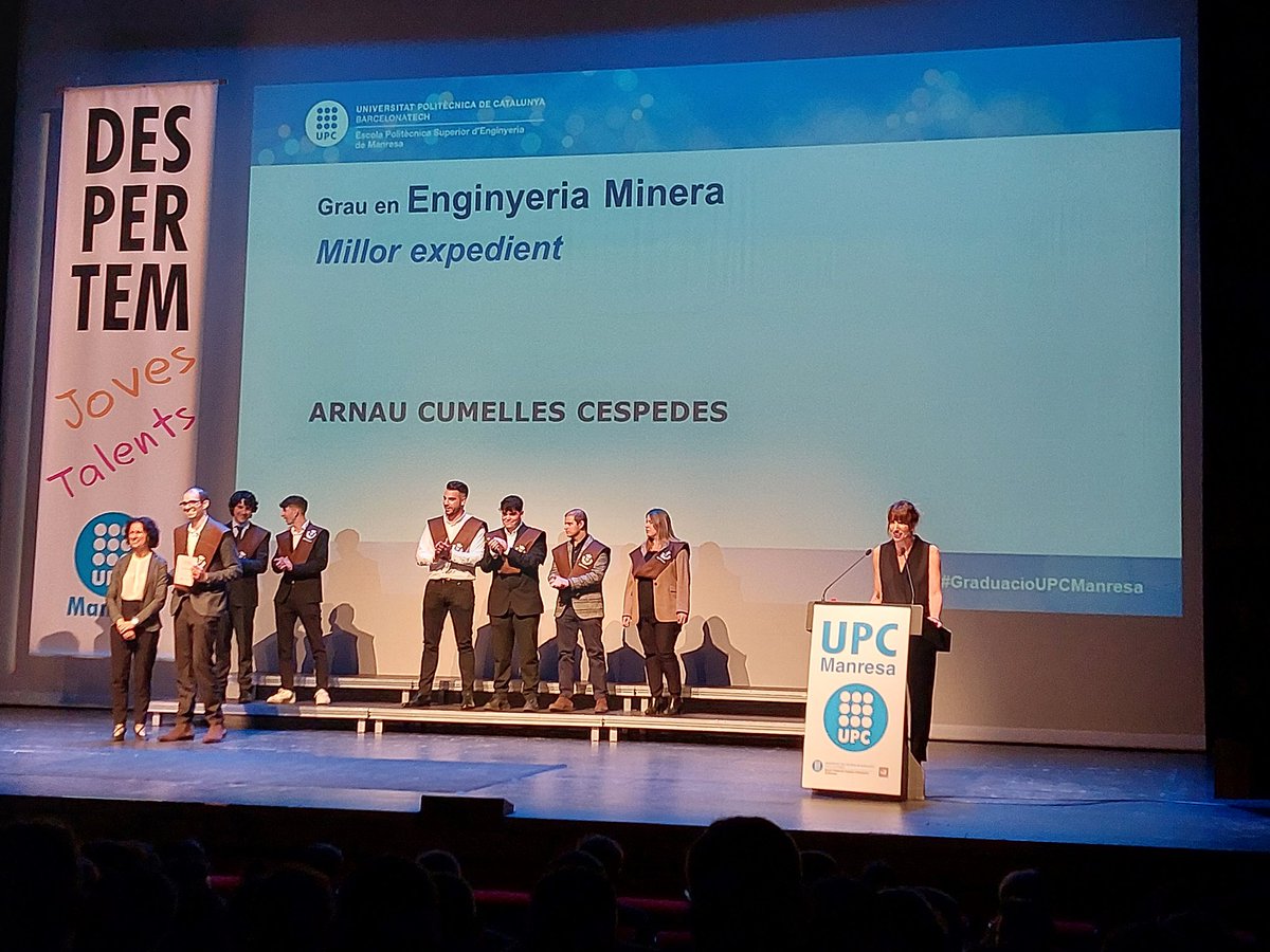 upcmanresa's tweet photo. Millor expedient en Enginyeria de Mines i Premi Emili Viader https://t.co/TCZJnWiFnx