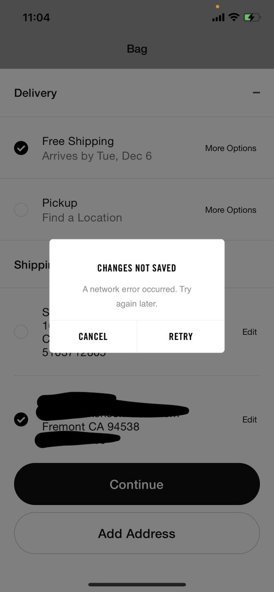 swapnil1726's tweet photo. @Nike I am trying to order Nike Tiempo shoes but getting error on app and website. It only allows apple pay in app which is giving error. If I add credit card as payment method then Submit button is disabled. Please help. https://t.co/Qt8PgiSxDg