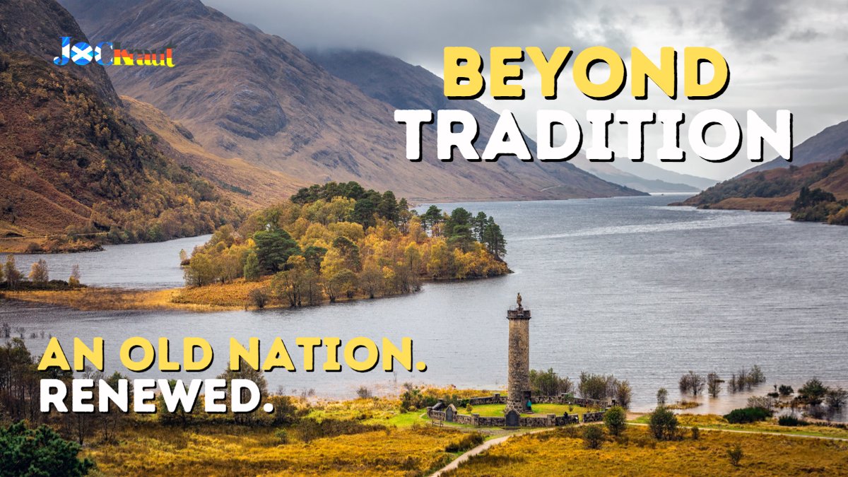 So what are we on about? A future for Scotland that follows the vision and ideals of the Scottish people. A place that does so much more than just create revenue for a wealthy few. An old nation. Renewed. #ScottishIndependence #YesScots #indyref2