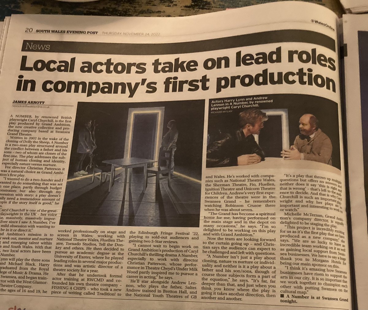 GrandAmbition__'s tweet photo. Thank you @WalesOnline 💥Great article! https://t.co/twmuqZU8h3