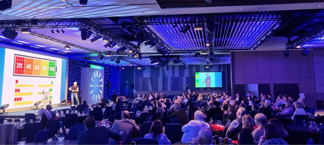BradBurton's tweet photo. Thankyou @BFA_UK for a really warm welcome and an amazingly positive and engaged packed audience…
Roll on tonight’s gala … hope you continue to have the #BestConferenceEver 🔥 #BFAConf22
Remember why you started and find your day 1 enthusiasm! 🫡
🇬🇧🦁🥇
🎯🪨🔥🌳▶️ https://t.co/vVOOjzGfdu
