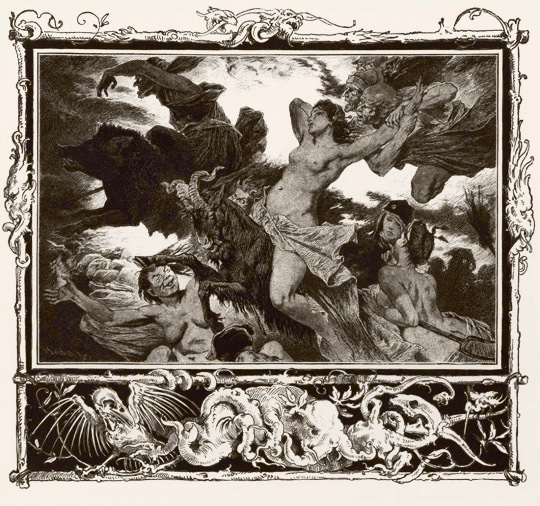 Walpurgis Night, from Goethe’s Faust by Alexander Liezen Mayer (1877)