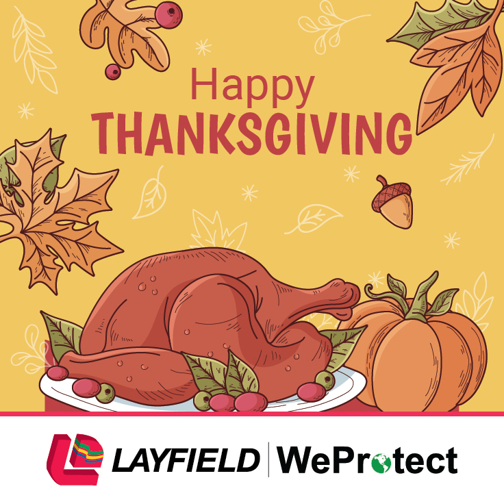Layfield wants to wish a Happy Thanksgiving to our customers, partners, and employees. Without your loyalty, feedback, and support, we wouldn’t be where we are today. Enjoy your holiday weekend!

<a href="/LayfieldContain/">Layfield Geosynthetics</a> 

#Thanksgiving #Thanksgiving2022 #HappyThanksgiving