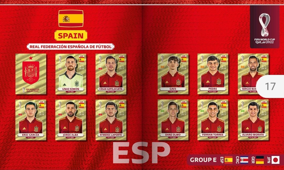 chicaconbambas's tweet photo. Ya se puede descargar el PDF dorado del álbum virtual del mundial de #Catar #Qatar2022
@paninicromos @PaniniDC_ESP #AlbumVirtual #Mundial2022 @PaniniArg @CocaCola_es https://t.co/4F55cfxO0f