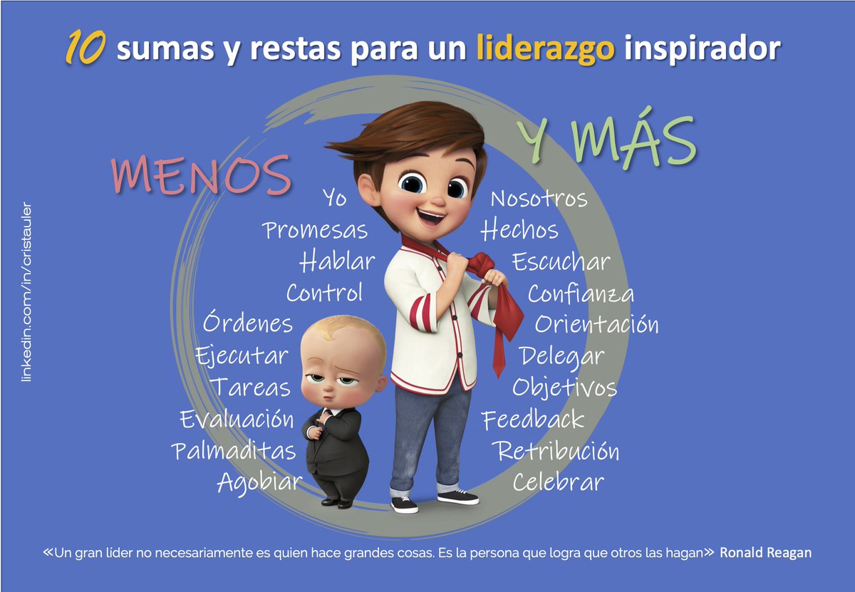 #Liderar es sumar y multiplicar, pero también es restar. Aquí os dejo 10 sumas y restas para un liderazgo inspirador.