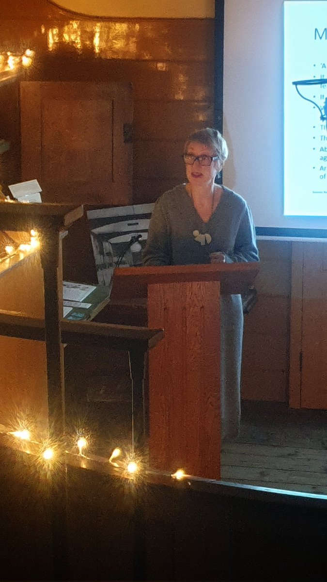 OldOpTheatre's tweet photo. Learning about A Bloody History of Menopause with Dr. Helen Foster at #OldOpTheatre tonight! π€© #Menopause #HistMed #OldOpEvent https://t.co/O1WvvEdXWm